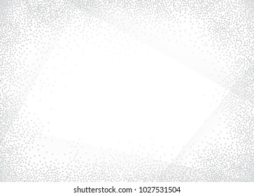 Light Halftone Background for Web Layout. White and Grey Half Tone Vector Pattern with Dots and Gradient Lines