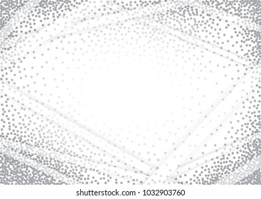 Light Halftone Background for Web Layout or Any Other Design. White and Grey Half Tone Vector Pattern with Dots and Gradient Lines