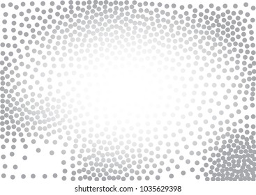 Light Halftone Background for Web Layout or Any Other Design. Half Tone Vector Pattern. White and Grey Dots and Gradients