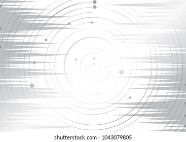 Light Halftone Background for Web Layout. Half Tone Vector Pattern. White and Grey Speed Line or Fast Motion Background