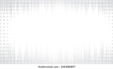 Light Halftone Background for Web Layout. White and Grey Half Tone Vector Pattern with Dots and Lines