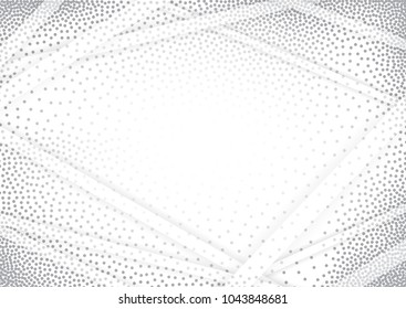 Light Halftone Background for Web Layout or Any Other Design. White and Grey Half Tone Vector Pattern with Dots and Gradient Lines