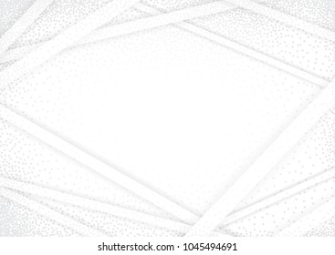 Light Halftone Background for Web Layout or Any Other Design. White and Grey Half Tone Vector Pattern with Dots and Gradient Lines