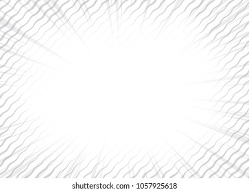 Light Halftone Background for Web Layout. White and Grey Half Tone Vector Pattern with Dots, Beams and Gradient Lines