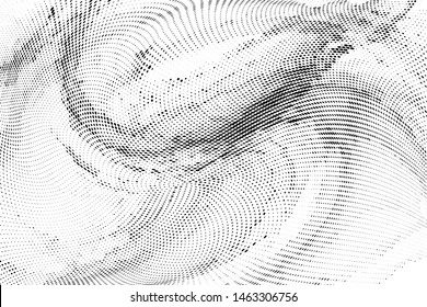 Light halftone dots pattern texture background. Abstract curves. Points backdrop. Wavy dotted spotted 
pattern. Modern abstract dotted template vector illustration for design, covers, web  banners