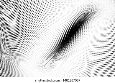 Light halftone dots pattern texture background. Abstract curves. Points backdrop. Wavy dotted spotted 
pattern. Modern abstract dotted template vector illustration for design, covers, web  banners