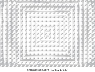 Light Halftone Futuristic Background for Web Layout. White and Grey Half Tone Vector Pattern with Dots and Gradients