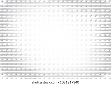 Light Halftone Futuristic Background for Web Layout. White and Grey Half Tone Vector Pattern with Dots and Gradients