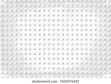 Light Halftone Futuristic Background for Web Layout. White and Grey Half Tone Vector Pattern with Dots and Gradients