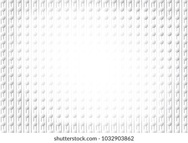 Light Halftone Futuristic Background for Web Layout. White and Grey Half Tone Vector Pattern with Dots and Gradients