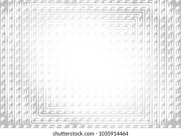 Light Halftone Futuristic Background for Web Layout. White and Grey Half Tone Vector Pattern with Dots and Gradients