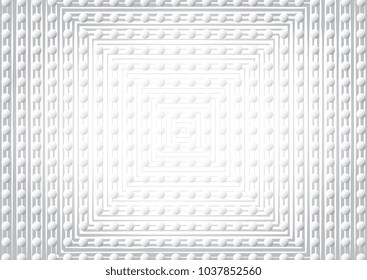 Light Halftone Futuristic Background for Web Layout. White and Grey Half Tone Vector Pattern with Dots and Gradients