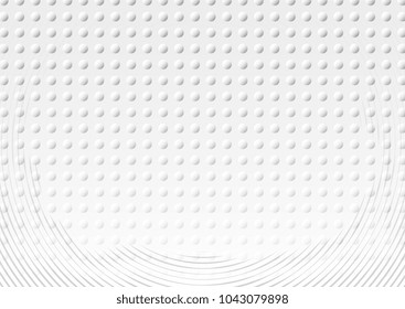 Light Halftone Futuristic Background for Web Layout. White and Grey Half Tone Vector Pattern with Dots and Gradients