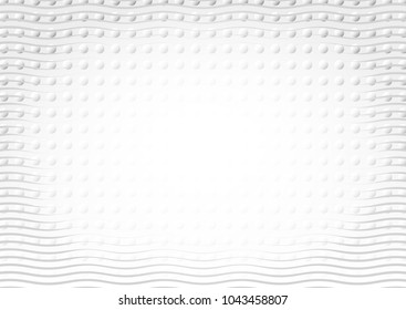 Light Halftone Futuristic Background for Web Layout. White and Grey Half Tone Vector Pattern with Dots and Gradients