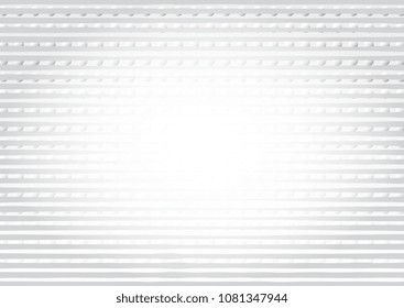 Light Halftone Futuristic Background for Web Layout. White and Grey Half Tone Vector Pattern with Dots and Gradient Waves