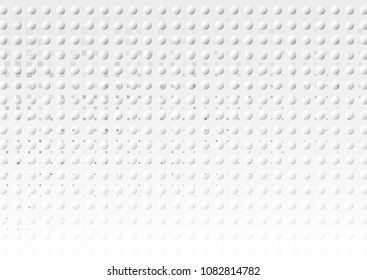 Light Halftone Futuristic Background for Web Layout. White and Grey Half Tone Vector Pattern