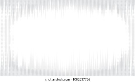 Light Halftone Futuristic Background for Web Layout. White and Grey Half Tone Vector Pattern