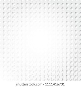 Light Halftone Futuristic Background for Web Layout. White and Grey Half Tone Vector Pattern with Dots and Gradient Waves