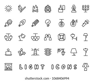 light hand drawn icon design illustration, line style icon, designed for app and web