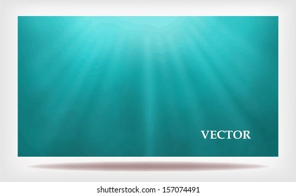 light from heaven concept, abstract blue background vector sunburst starburst effect on frame, sky blue banner or billboard design graphic image, God speaking from heaven concept, product packaging