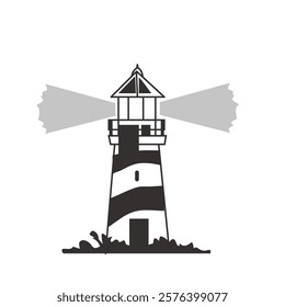 Light house concept design illustration