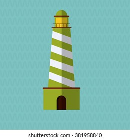 light house icon design 