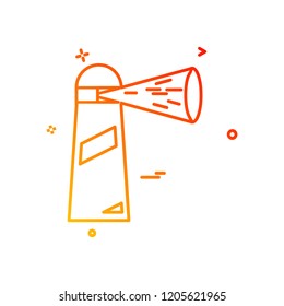 Light house icon design vector