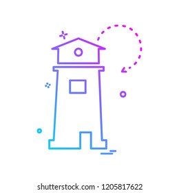 Light house icon design vector