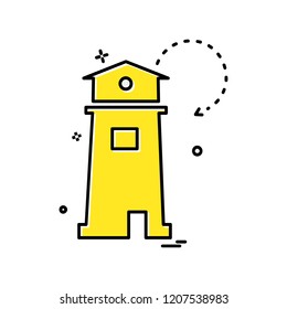 Light house icon design vector
