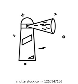 Light house icon design vector