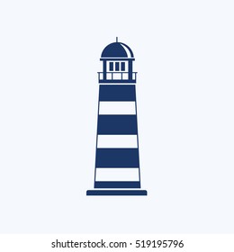 Light house icon design,clean vector