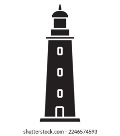 light house icon isolated on white background,best choice for your awesome project