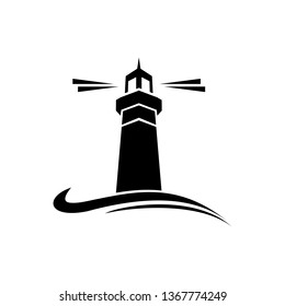 Light house icon for logo design