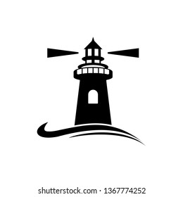 Light house icon for logo design