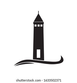 light house icon logo vector