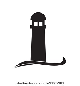 light house icon logo vector