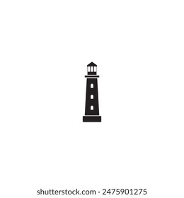 light house icon vector ilustration logo design
