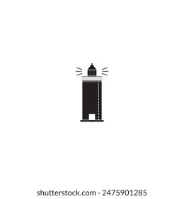 light house icon vector ilustration logo design