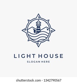Light House logo design Template