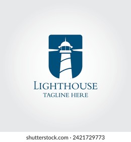 Light House Logo Design Template.