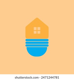light house logo design vector illustration.