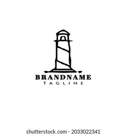 light house logo icon design template modern illustration