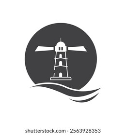 Light House Logo icon Design