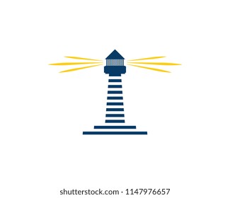 Light House Logo Template icon vector illustration 