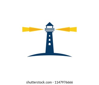 Light House Logo Template icon vector illustration 