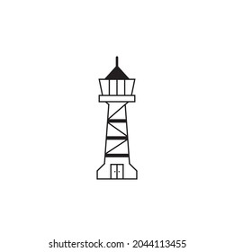 Light House Logo Template icon vector illustration 