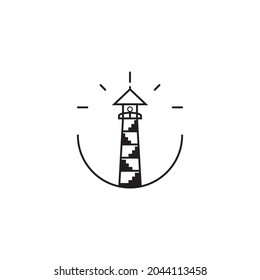 Ilustración del icono de la plantilla de logotipo de la cámara de luz 