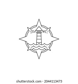 Light House Logo Template icon vector illustration 