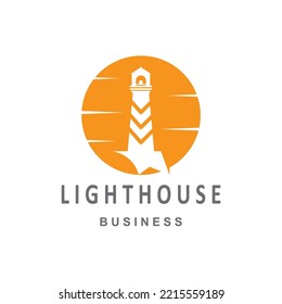 Light House Logo Template icon vector illustration 