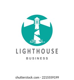 Light House Logo Template icon vector illustration 